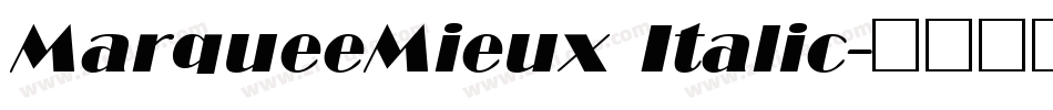 MarqueeMieux Italic字体转换